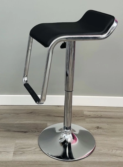 black grey white bar stool set of two